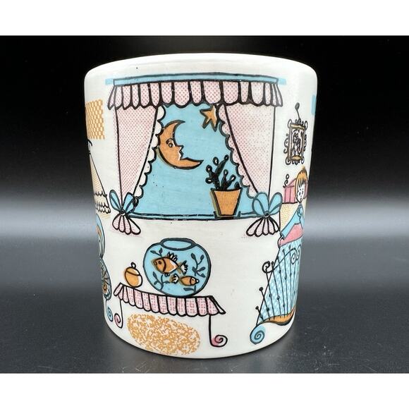 Vintage SMF Schamberg BETTHUPFERL Bedtime Treat Canister 4.25” NO LID Germany - Picture 6 of 9